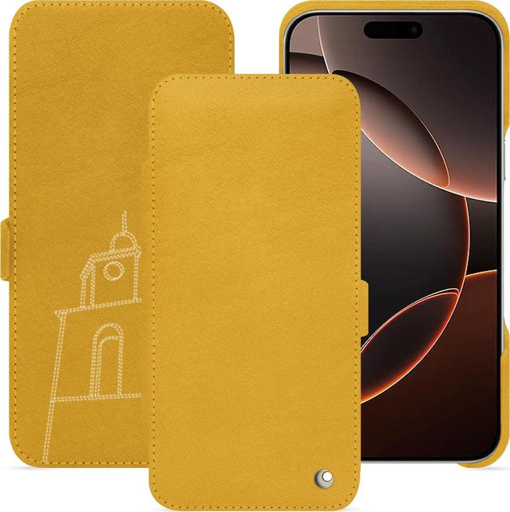 Produktbild Noreve Lederschutzhülle horizontal (Apple iPhone 16 Pro)