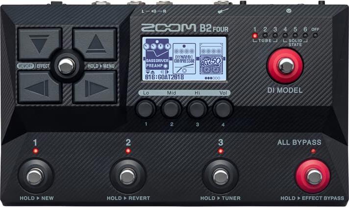 Produktbild Zoom B2 FOUR (EU) Bass Multi-Effects Pedal