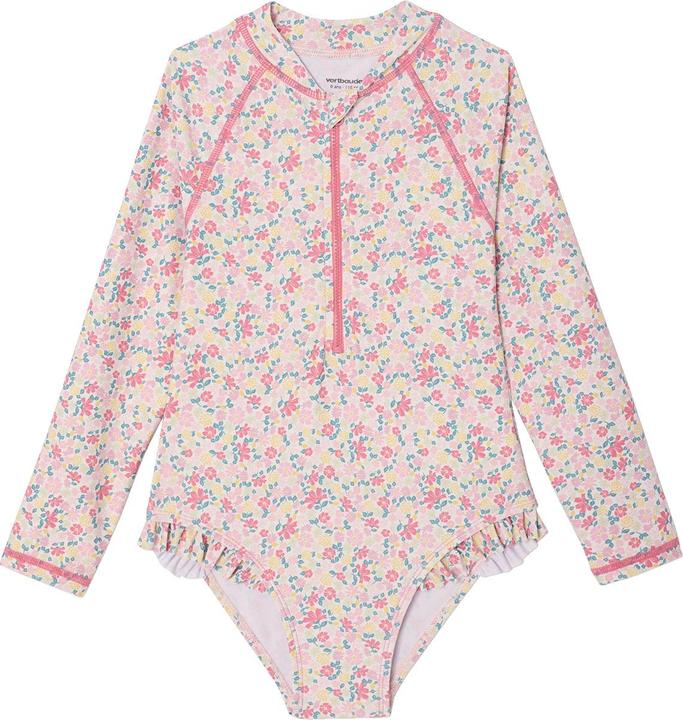 Produktbild Vertbaudet Langärmeliger Mädchen Badeanzug, Blumenprint (128)