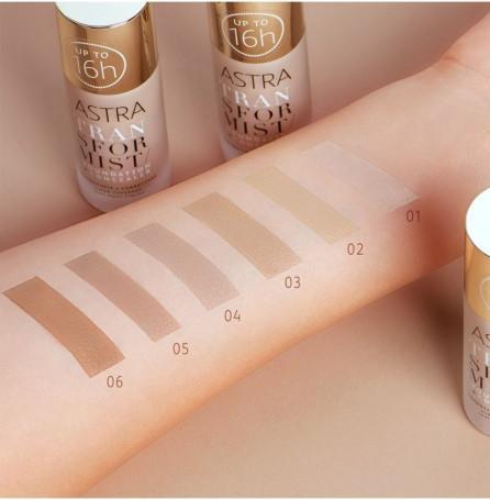 Actual product image Astra Make-up Trasformist Foundation and Concealer in Amber 0004 (04 Amber)
