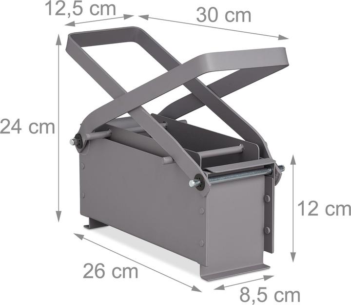 Produktbild Relaxdays Papierbrikettpresse