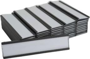 Productafbeelding Rs Pro Strontiumferriet etikethouder Magnetisch, glad, dikte 2,9mm B. 30mm, L. 100mm, 44g / cm²