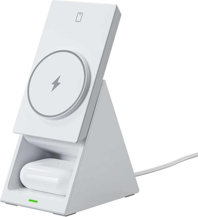 Produktbild Choetech T600 15W 3in1 Induktionsladestation – Weiss (15 W)