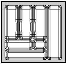 Actual product image Agoform Cutlery tray