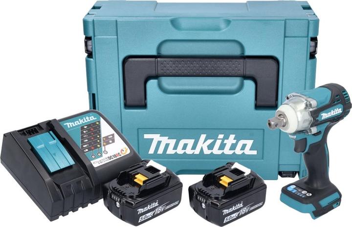 Produktbild Makita SCHLAGSCHRAUBER 18V 1/2 "330Nm 2x5.0Ah Koffer MAKPAC DTW301RTJ (Akkubetrieb)