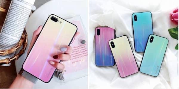 Produktbild Evelatus A7 2018 Gradient Glass Case 1 (Samsung Galaxy J7 2018)