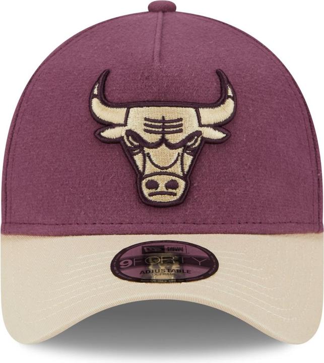 Produktbild New Era A-Frame 9Forty Cap MOLESKIN Chicago Bulls maroon (One Size)