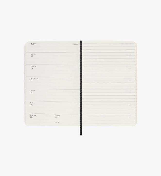 Image du produit Moleskine Weekly (13 x 21 cm, Anglais)