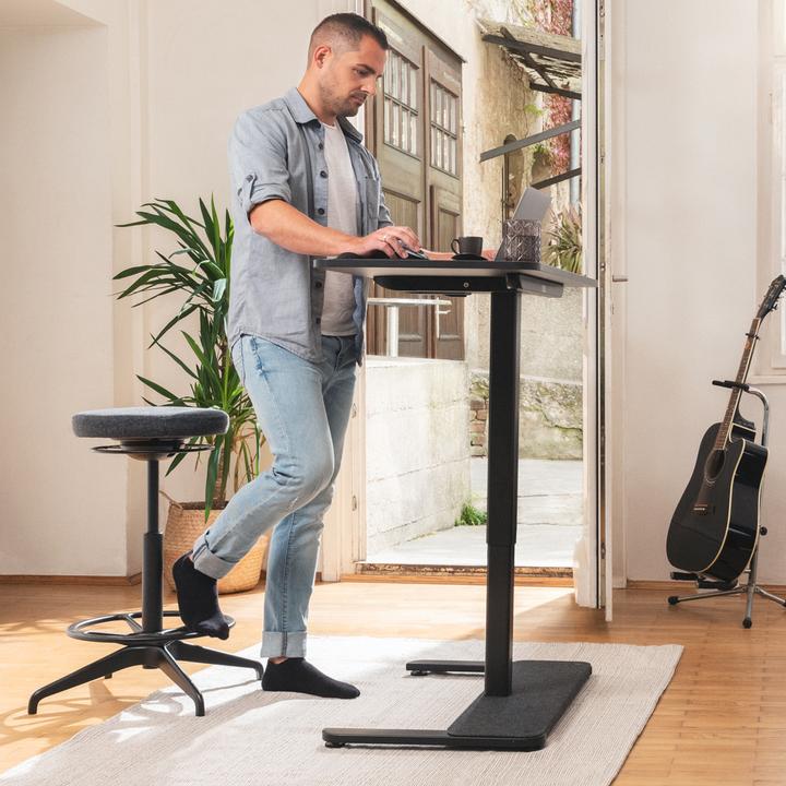 Immagine prodotto Yaasa Desk One - Grigio scuro/nero (91 x 51 cm)