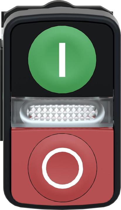 Produktbild Schneider Electric Ill Pushbutton Dbl Green I Red O 1NO/1NC