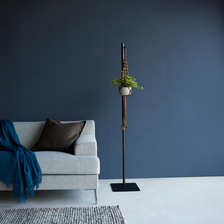 Actual product image Yamazaki TOWER height-adjustable lantern stand
