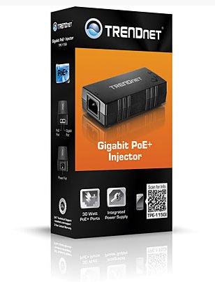 Actual product image Trendnet PoE+ Gigabit Injector (802.3af (PoE), 30 W)