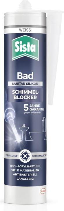 Produktbild Sista Bad Schimmel-Blocker Herstellerfarbe Weiss SBSBW 280 ml (Weiss, 280 ml)