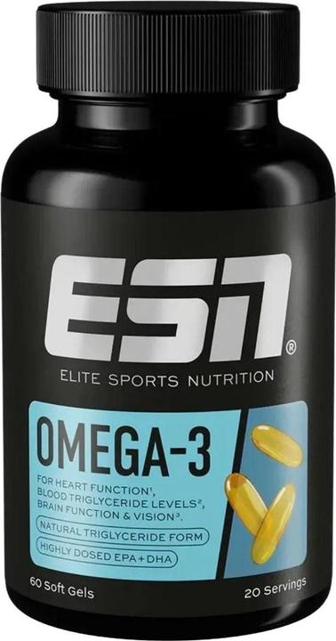 Actual product image ESN Super Omega-3 (60 Piece, Capsules, 83 g)