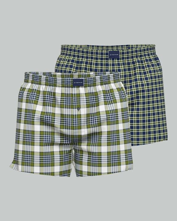 Immagine prodotto Tom Tailor Web-Boxershorts Casual Bequem sitzend (S, Confezione da 2)