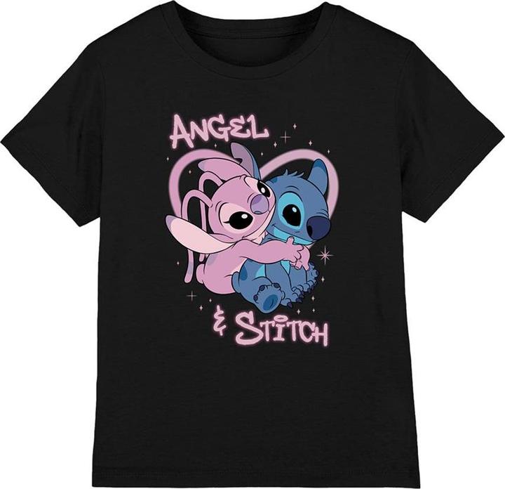 Immagine prodotto Lilo & Stitch Maglietta Punto e Angelo Aerografo Bambini (128)