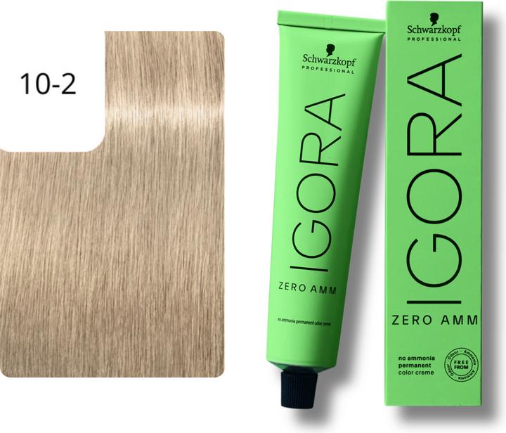 Produktbild Schwarzkopf Igora Zero AMM - 10-2 Ultrablond Asch (10-2 Ultrablond Asch)