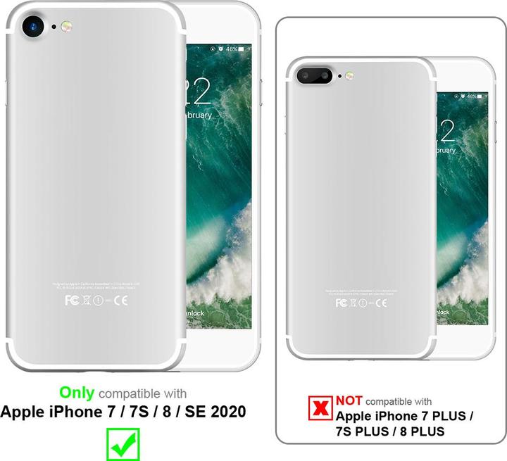 Image du produit Cadorabo Coque pour Apple iPhone 7 / 7S / 8 / SE 2020 universel avec Clip (Apple iPhone 7)
