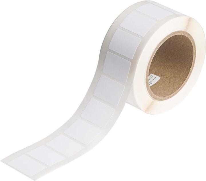 Actual product image Brady Pre-sized paper labels for the J4000 printer - 25.40 mm x 38.1 mm