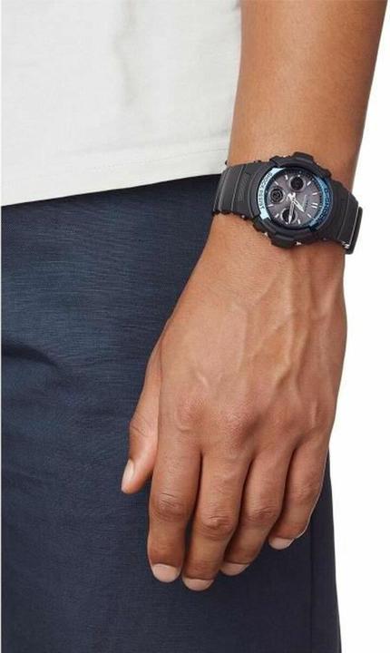Actual product image Casio Collection - AWG-M100A-1AER (Chronograph, 46 mm)