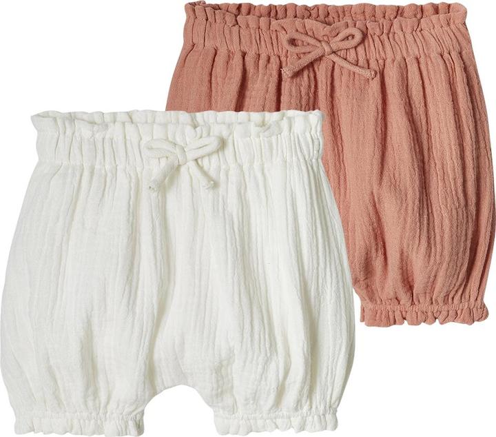 Vertbaudet 2er-Pack Baby Spielhosen aus Musselin