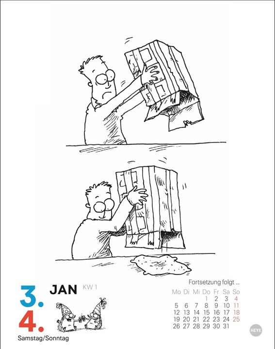 Produktbild Simons Katze Tagesabreisskalender 2026 (11 x 14 cm, Deutsch)