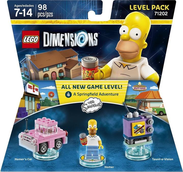 Produktbild LEGO The Simpsons Level Pack (71202, LEGO Dimensions)