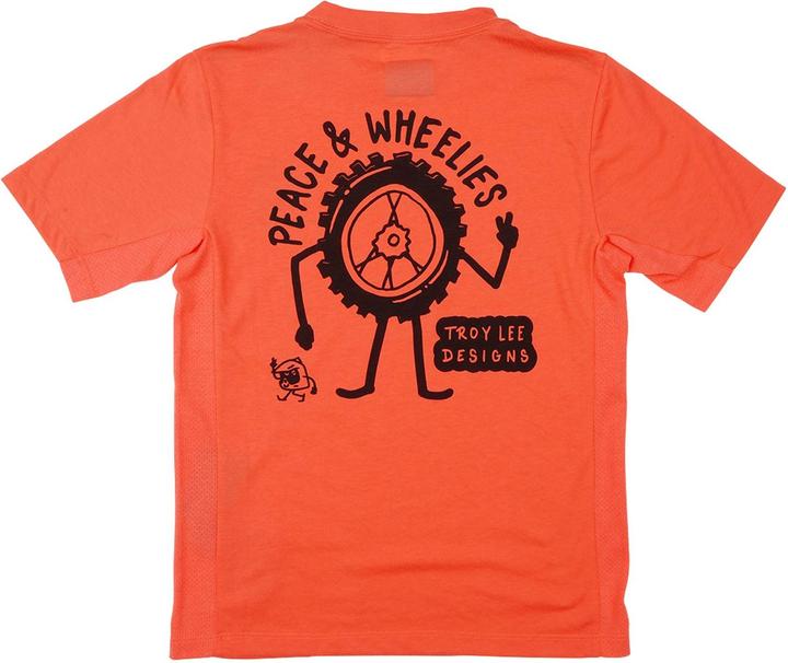 Image du produit Troy Lee Designs Skyline Ride SS Tee, P&W, melon, youth L (L)