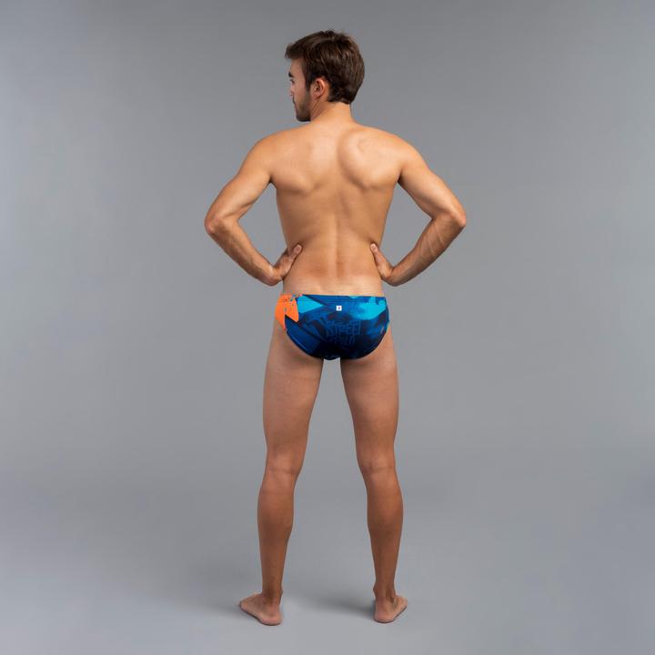 Actual product image Watko Badehose Slip Wasserball Herren - 500 Street blau (42)