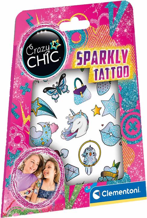 Clementoni Crazy Chic - Urban Tattoo Glitter