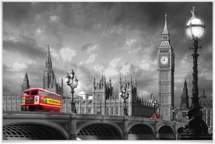 Image du produit Wizard + Genius Bus sur le pont de Westminster (175 x 115 cm)