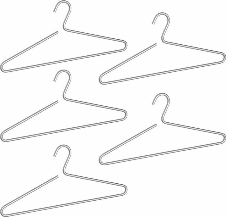 Wenko 5 cintres Lux argent (5 x)