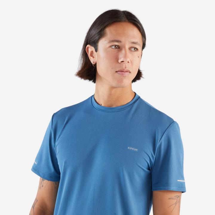 Actual product image Kiprun Run 500 Men's Breathable Running T-shirt - Blue (L)