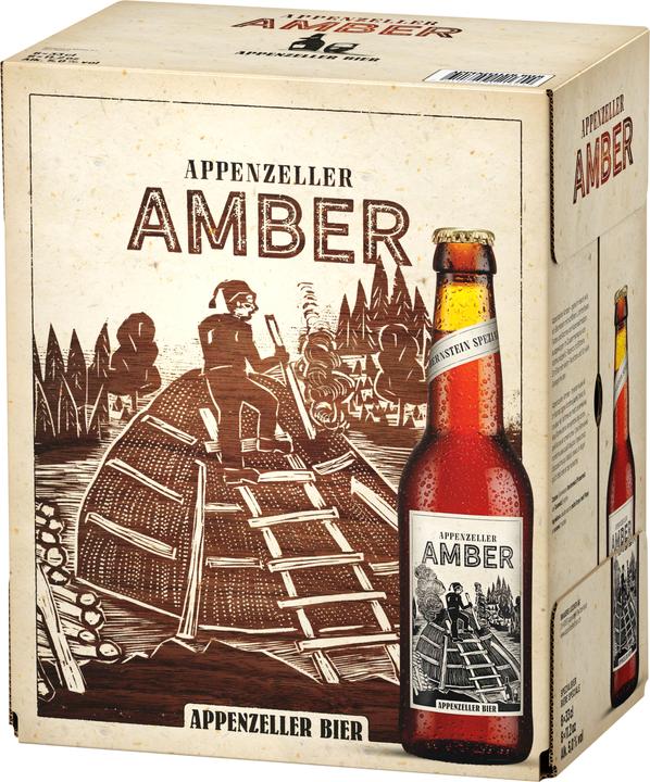 Produktbild Appenzeller Bier Amber 6 x 0.33 l (6 x 33 cl)