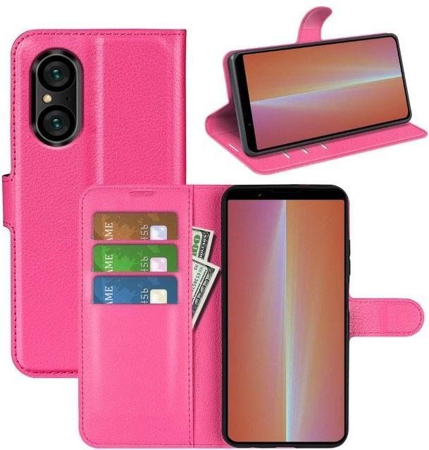 Actual product image MU Classic Litchi Leather Bookcover Series (Sony Xperia 5 V)