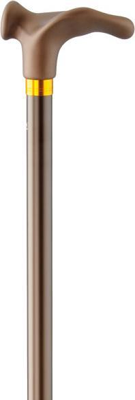 Produktbild Gastrock Gehstock Comfort mit Softgriff anatomisch rechts bronze
