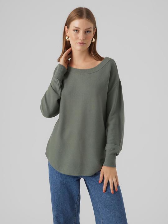 Produktbild Vero Moda VMNANCY LS BOATNECK PULLOVER GA EXC Strickpullover (S)