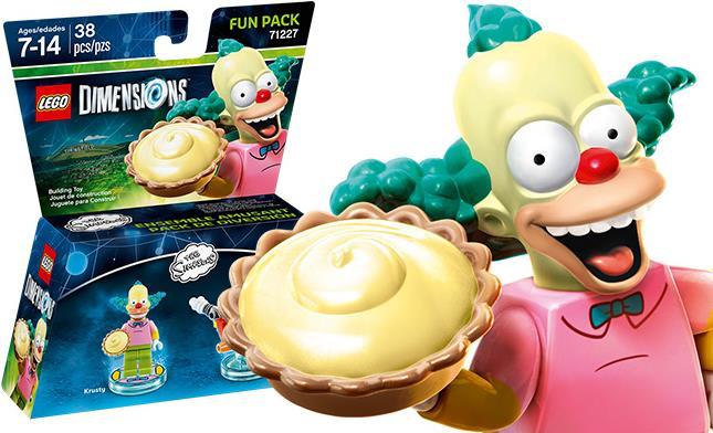Actual product image LEGO Dimensions Krusty the Clown Fun Pack