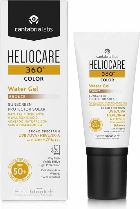 Immagine prodotto Heliocare Acqua Gel 360ao Colore Bronzo Spf50 50ml (Gel solare, SPF 50+, 50 ml)