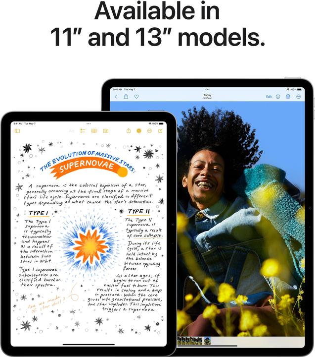Actual product image Apple iPad Air 11 2024 (M2) (5G, 11", 512 GB, Starlight)