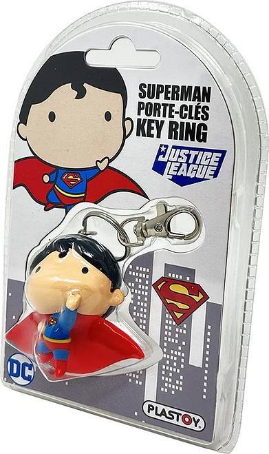 Plastoy DC Comics - Porte-clés Chibi Superman pack blister