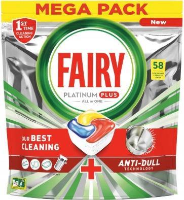 Produktbild Fairy Platinum Plus (Tabs, 58 Waschgänge)