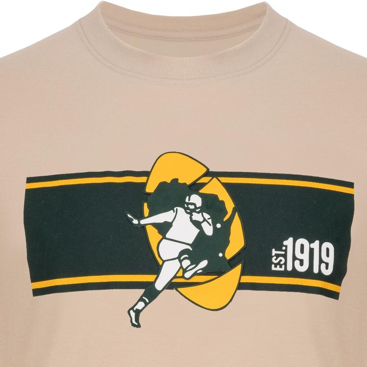 Actual product image New Era Shirt - NFL SIDELINE Green Bay Packers stone (S)
