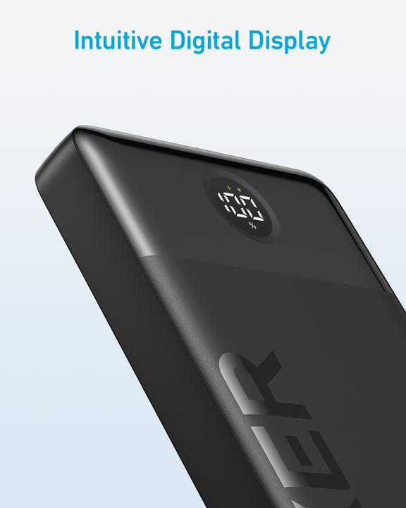 Actual product image Anker POWER BANK USB 20000MAH BLACK/POWERCORE II A1367G11 (20000 mAh, 15 W, 72 Wh)