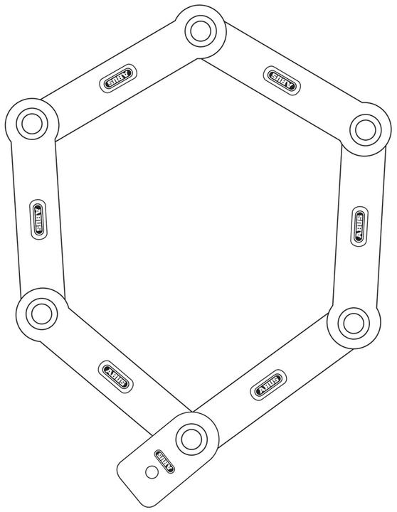 Produktbild Abus Bordo 6000 (90 cm)
