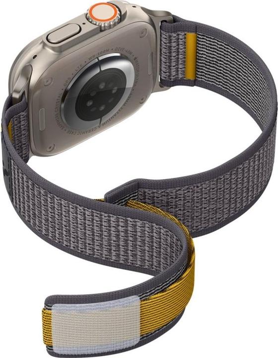 Actual product image Spigen Pasek Athlex Air do Apple Watch 6/7/8/9/10/SE/Ultra 1/Ultra 2 (44/45/46/49 mm) szary (Fabric, Plastic)