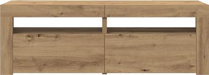 Produktbild VidaXL TV Schrank Lowboard Fernsehschrank Fernsehtisch mit LED Artisan-Eiche (120 x 35 x 40 cm)