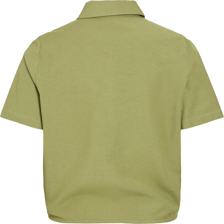 Image du produit Vila Vorn gebundene Kurzarmhemd (40)