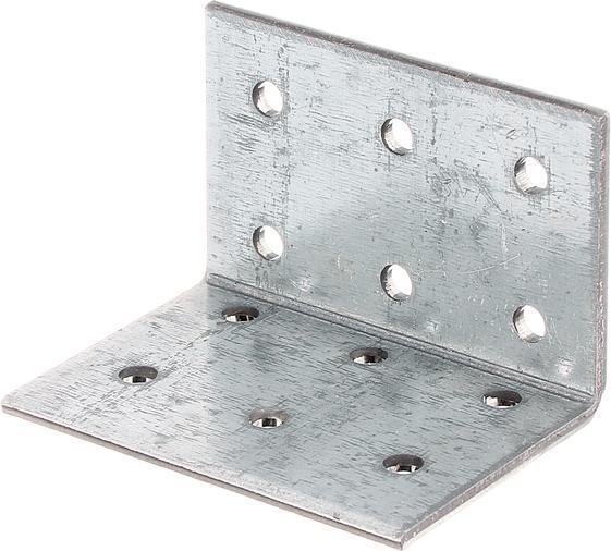 Actual product image Alberts Perforated plate angle 40 x 40 x 60 mm, sendzimir galvanised, 1 pc. (Corner angles, 50 pcs.)