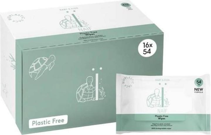 Actual product image Naïf Baby wet wipes (864 Piece)
